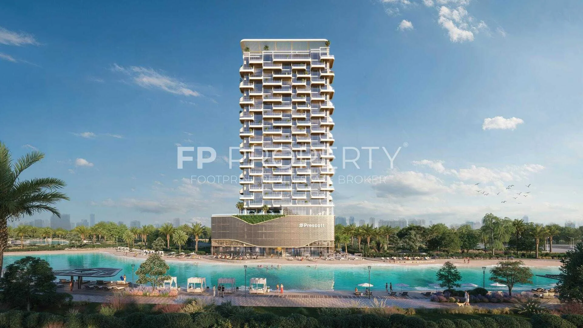 Spacious 2BR APT- Higher Floor- Lagoon View-Meydan
