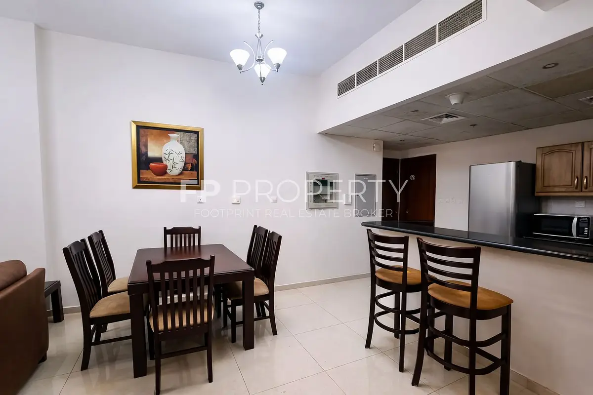 Golf Course and Pool facing | Furnished | Mid Floor
