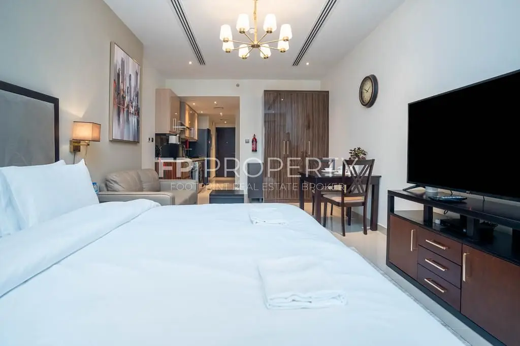 Fully Furnished Studio | Steps from Burj Khalifa | Great Investment