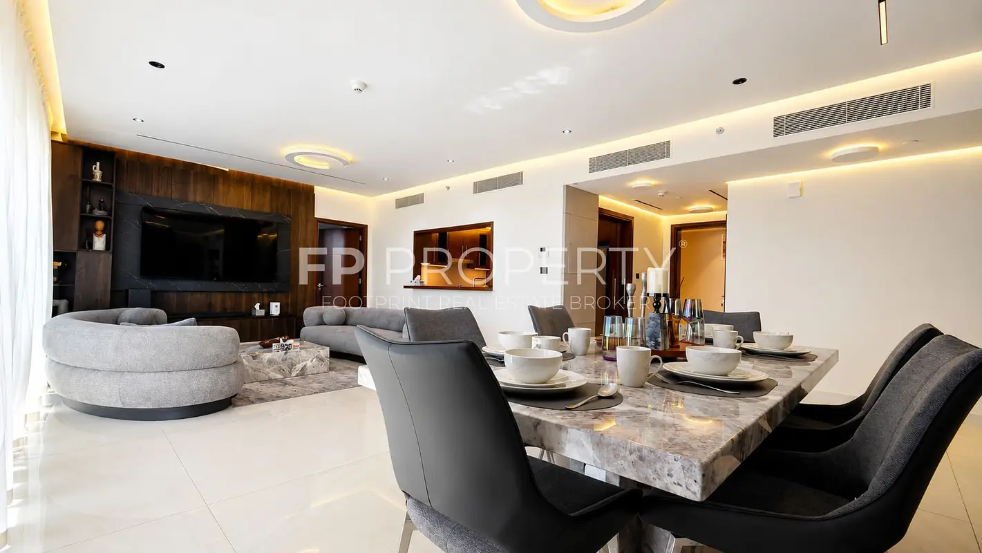 Fully Furnished 2-Bedroom | Burj View | Rare unit | High floor
