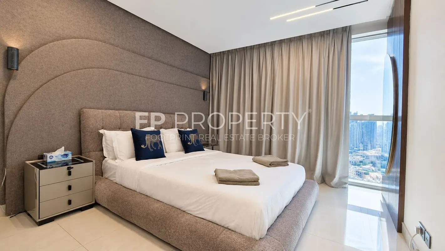 Fully Furnished 2-Bedroom | Burj View | Rare unit | High floor
