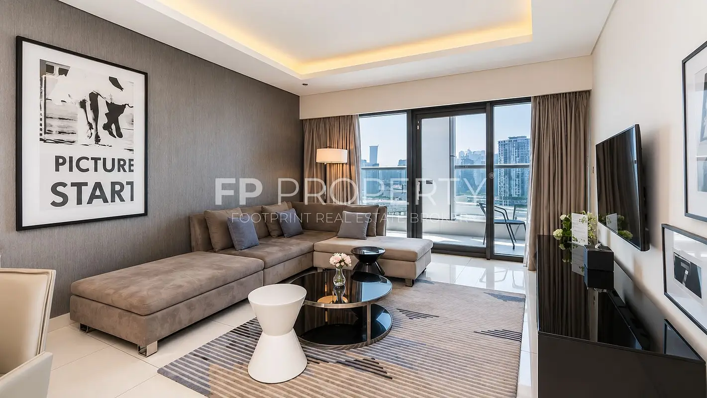 1BR-Fully Furnished - Higher Floor - Ready To Move