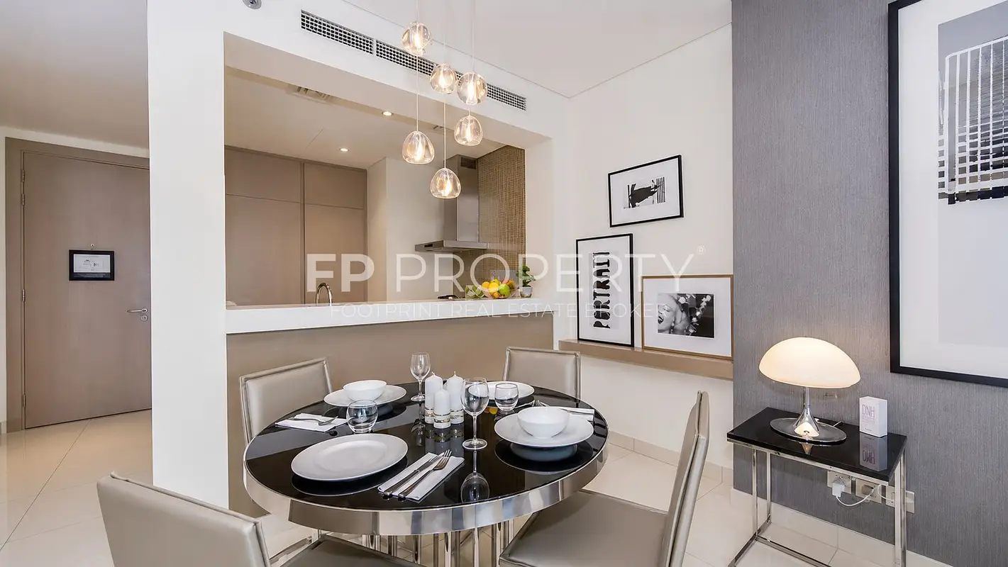 1BR-Fully Furnished - Higher Floor - Ready To Move