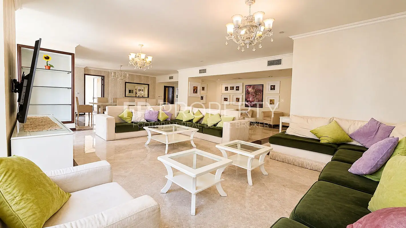 4BR- Fully Furnished-Higher Floor-Best View- Ready