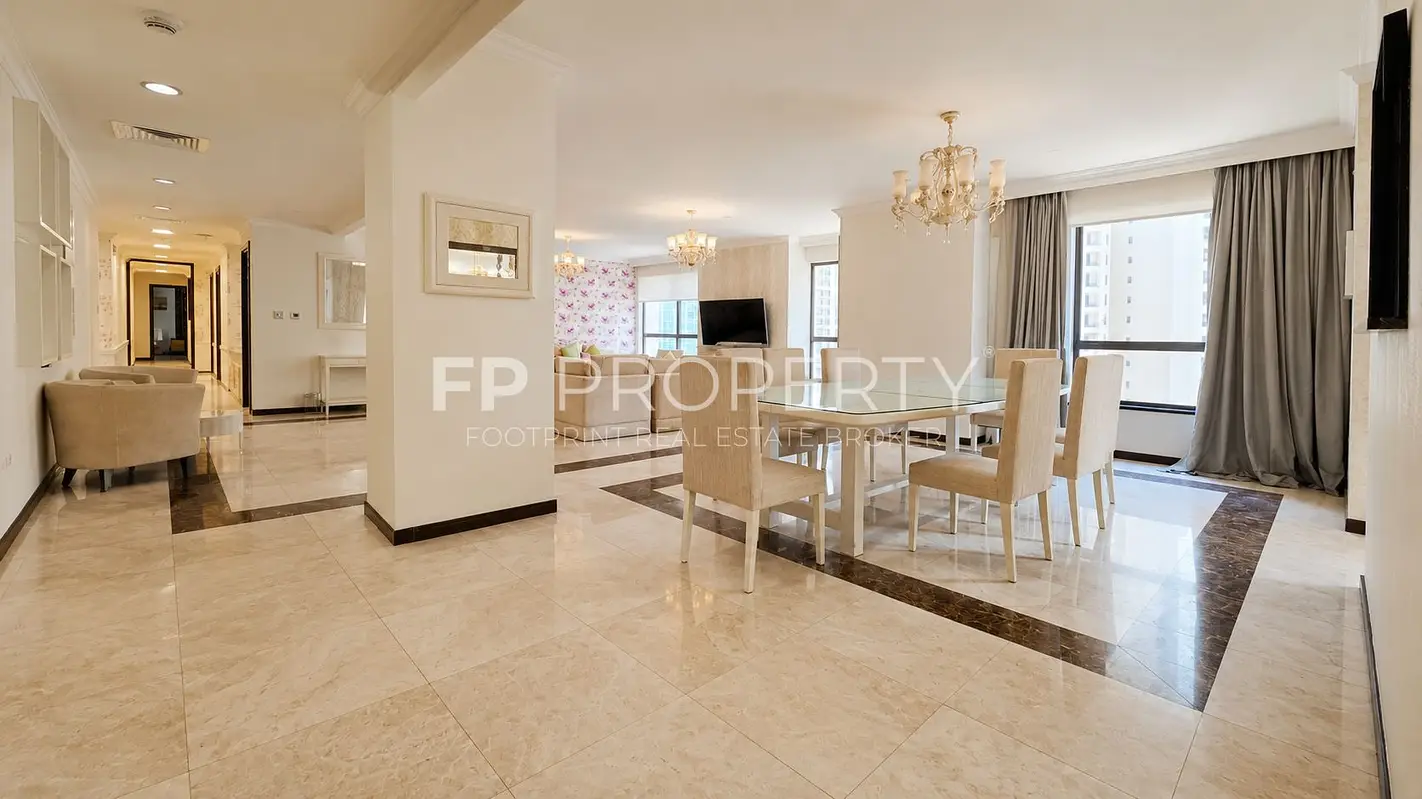 4BR- Fully Furnished-Higher Floor-Best View- Ready
