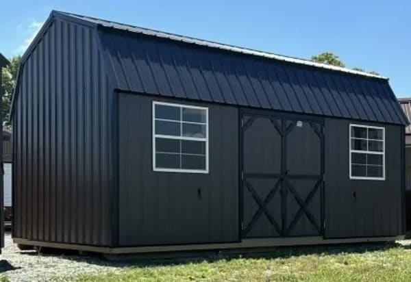 Side Lofted Barn - Tan