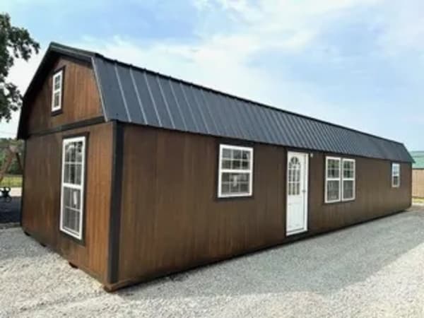 Side Lofted Barn - Windows
