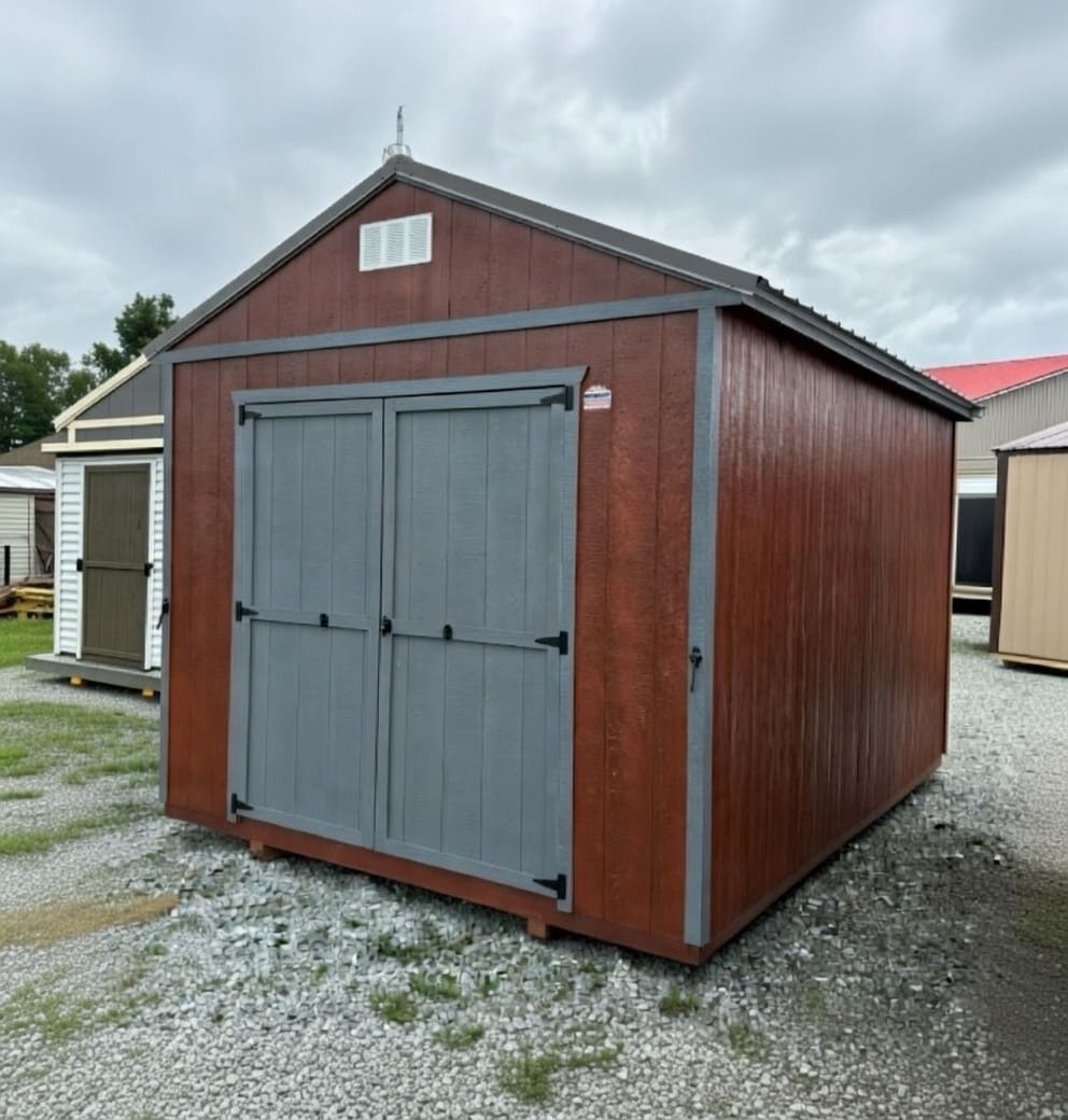 Summit Utility Shed - White exterior
