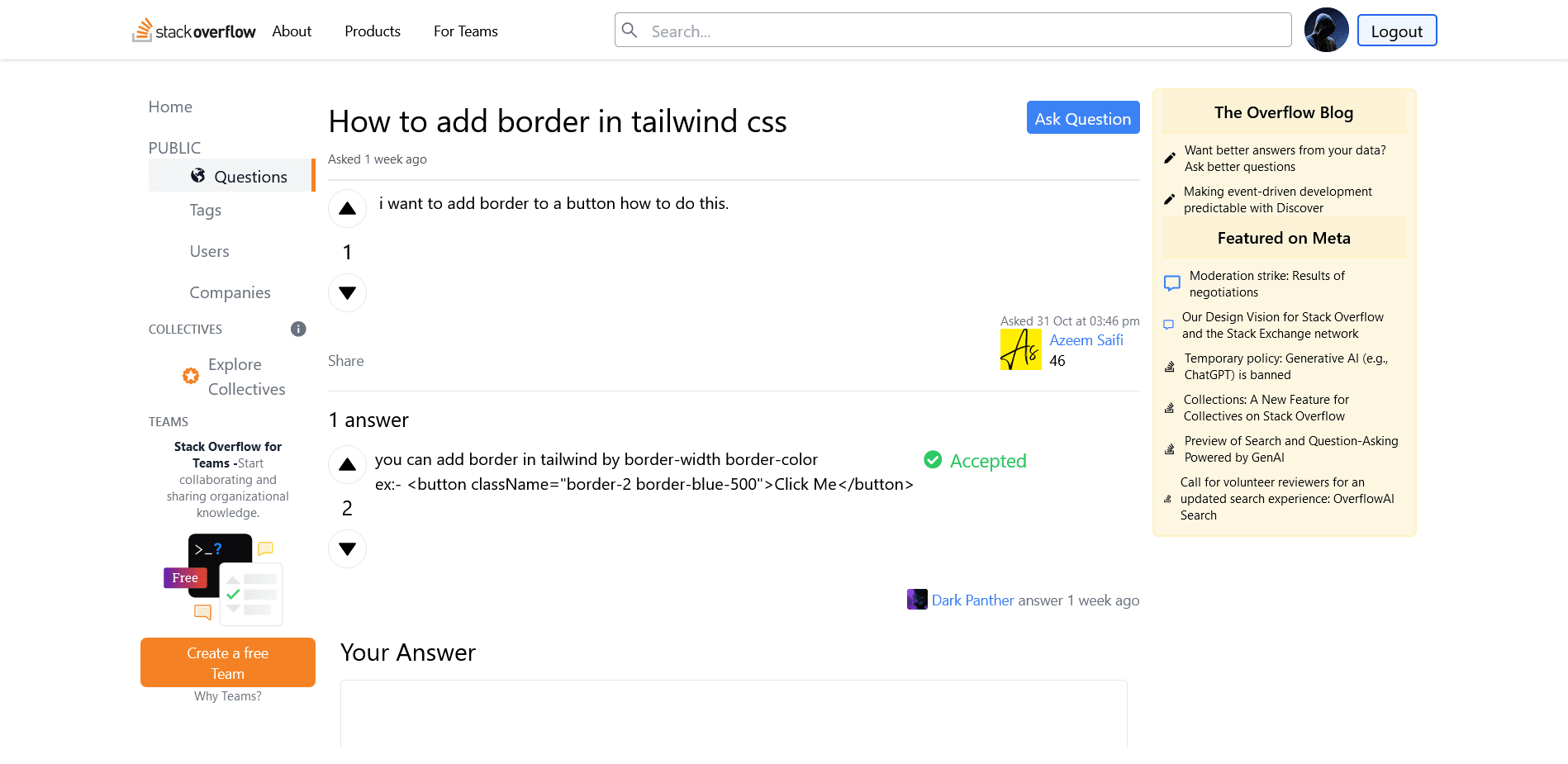 GitHub - saifion33/stackoverflow-frontend: StackOverflow-inspired ...