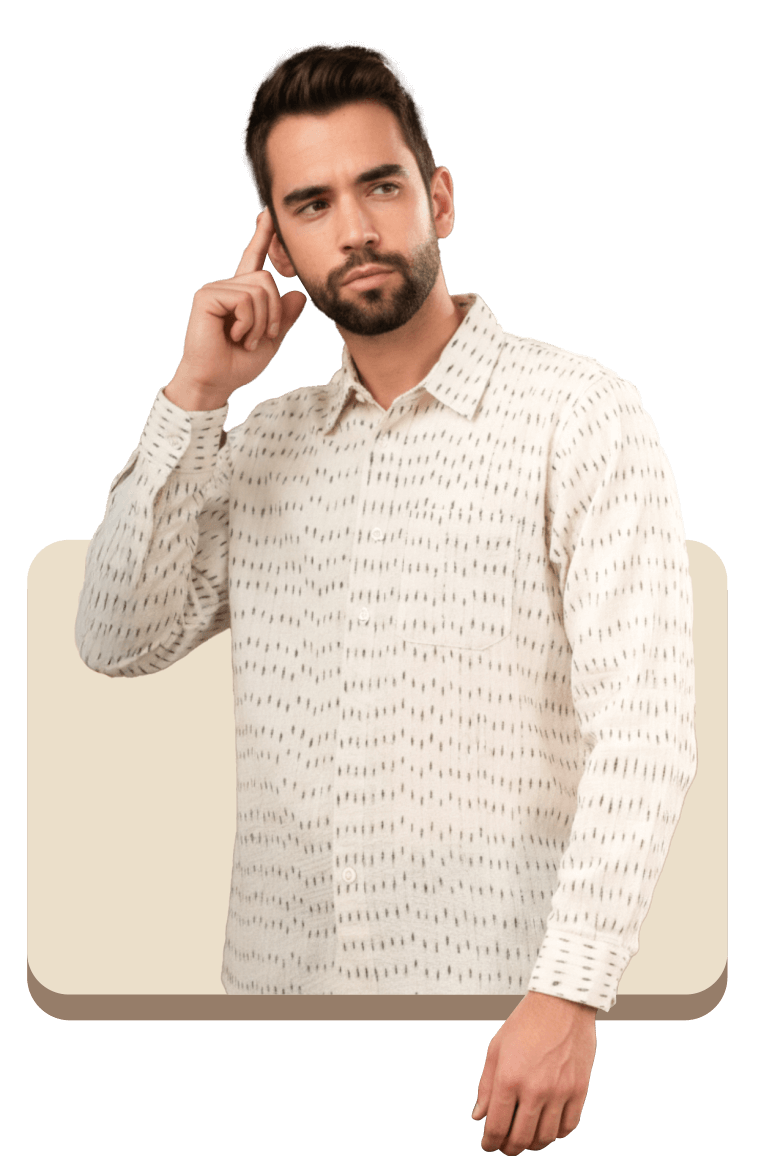 Pria sedang berpikir