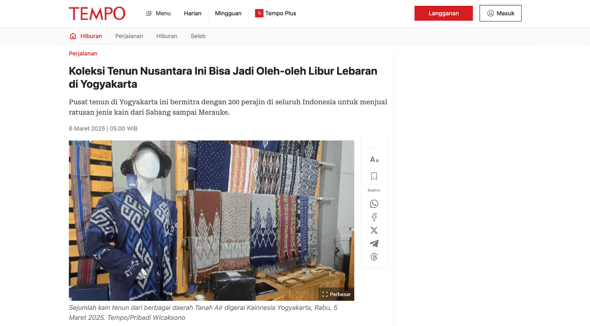 Liputan Media Kainnesia