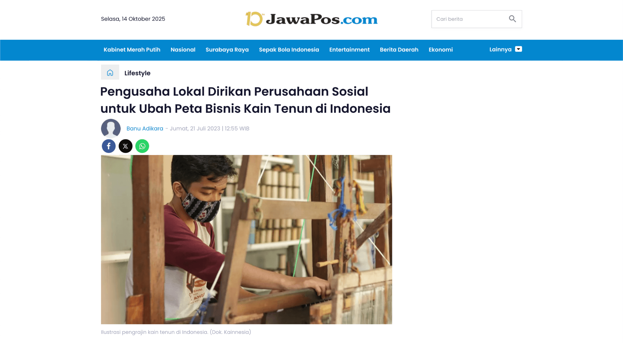 Liputan Media Kainnesia