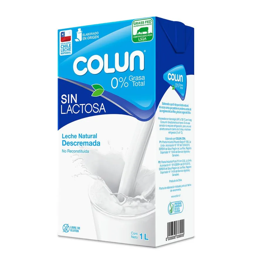 Leche Colun Descremada