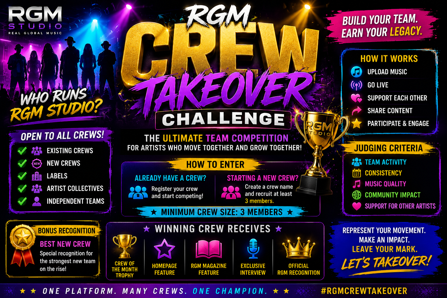 👑 RGM CREW TAKEOVER CHALLENGE
