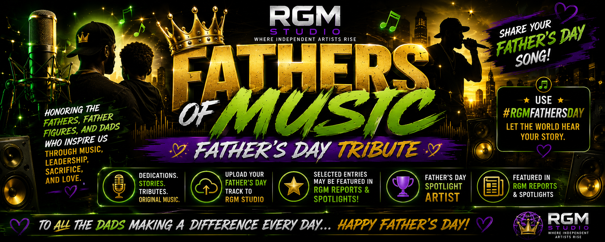 HAPPY FATHERS DAY FROM RGM STUDIO