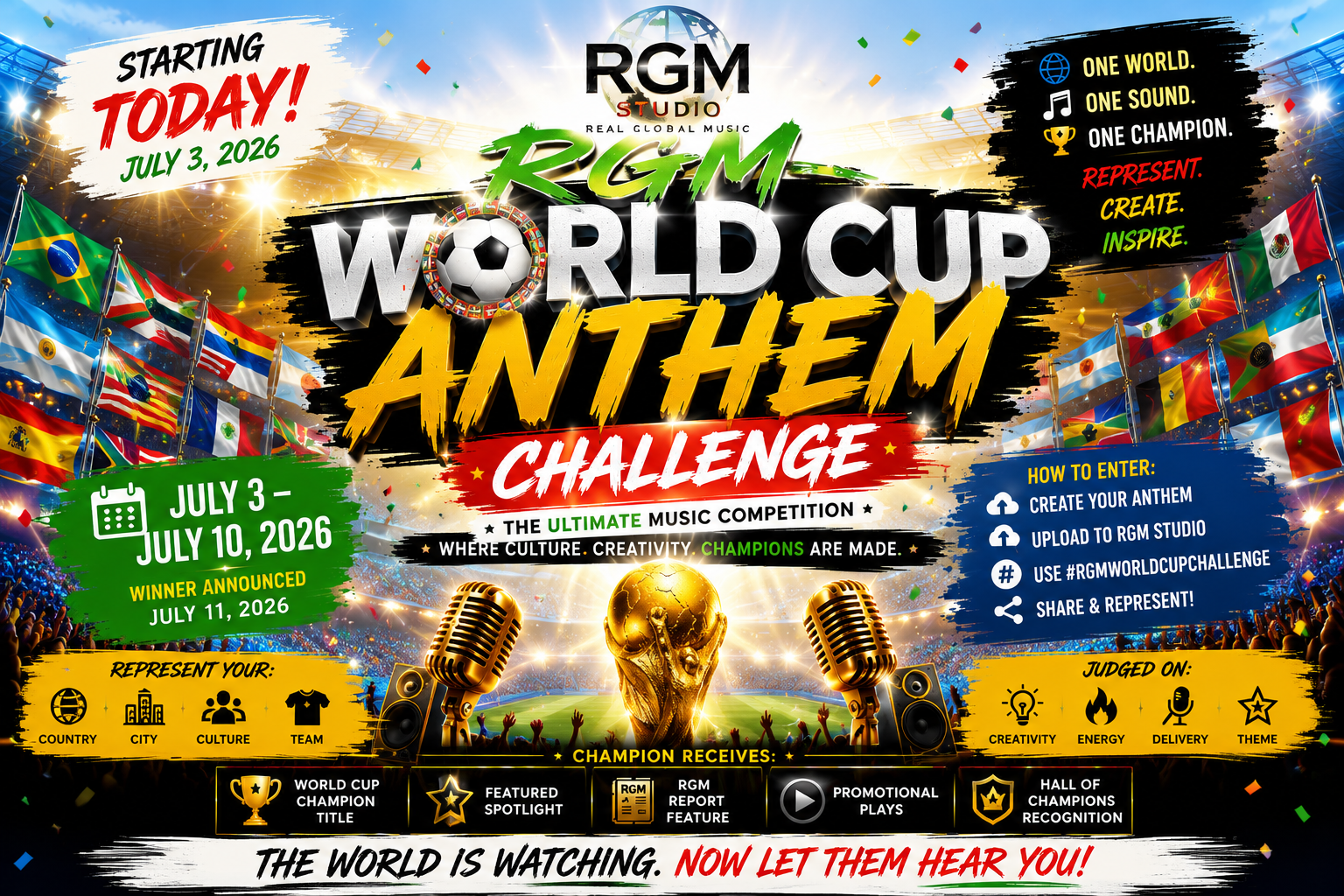 🌍⚽ RGM WORLD CUP ANTHEM CHALLENGE ⚽🌍