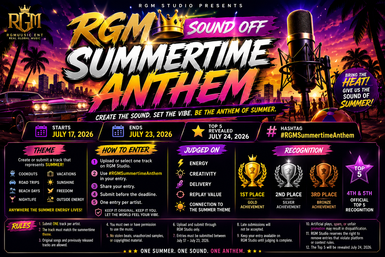 ☀️RGM — Summertime Anthem