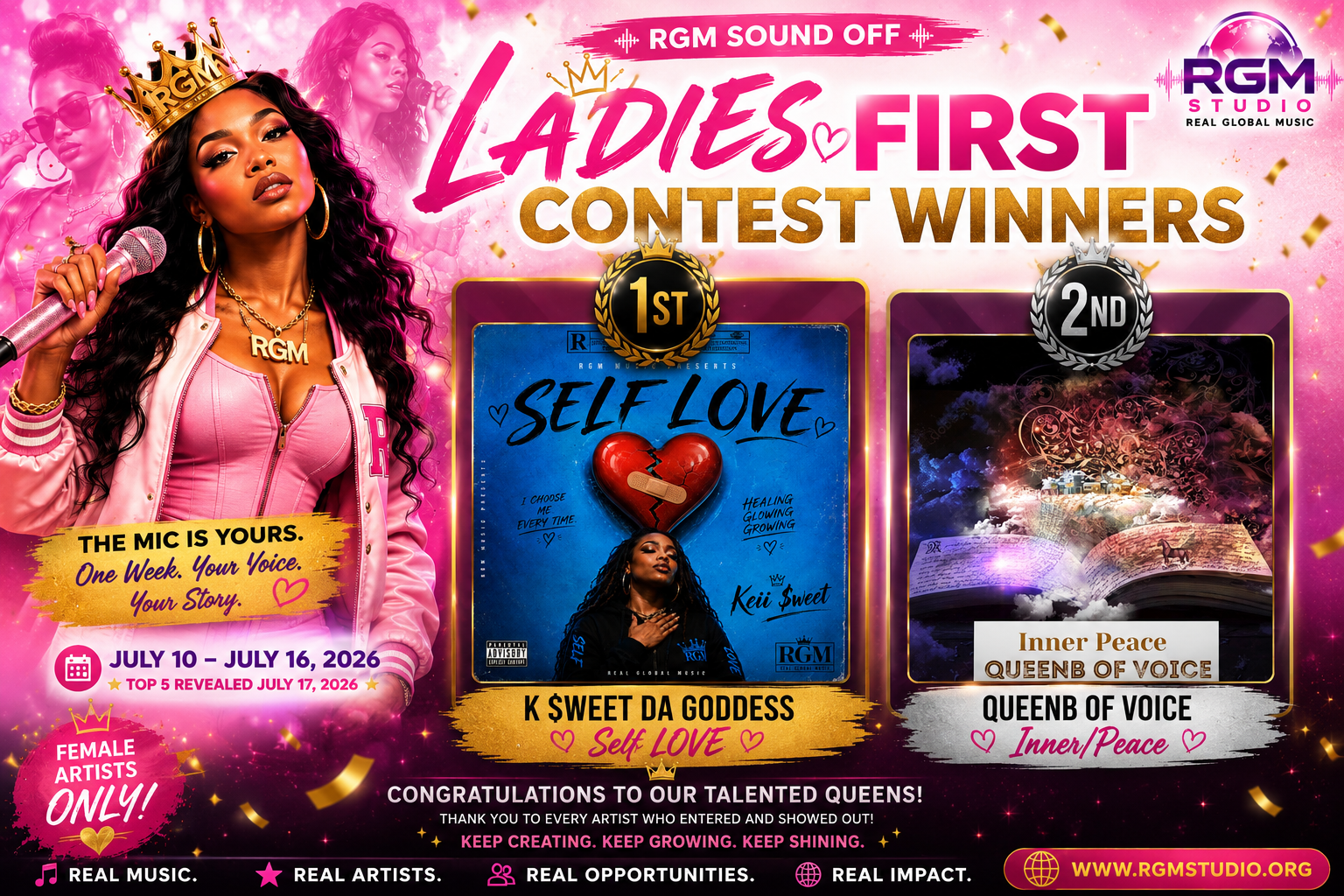 👑 RGM Sound Off — Ladies First Results Are In! 💜