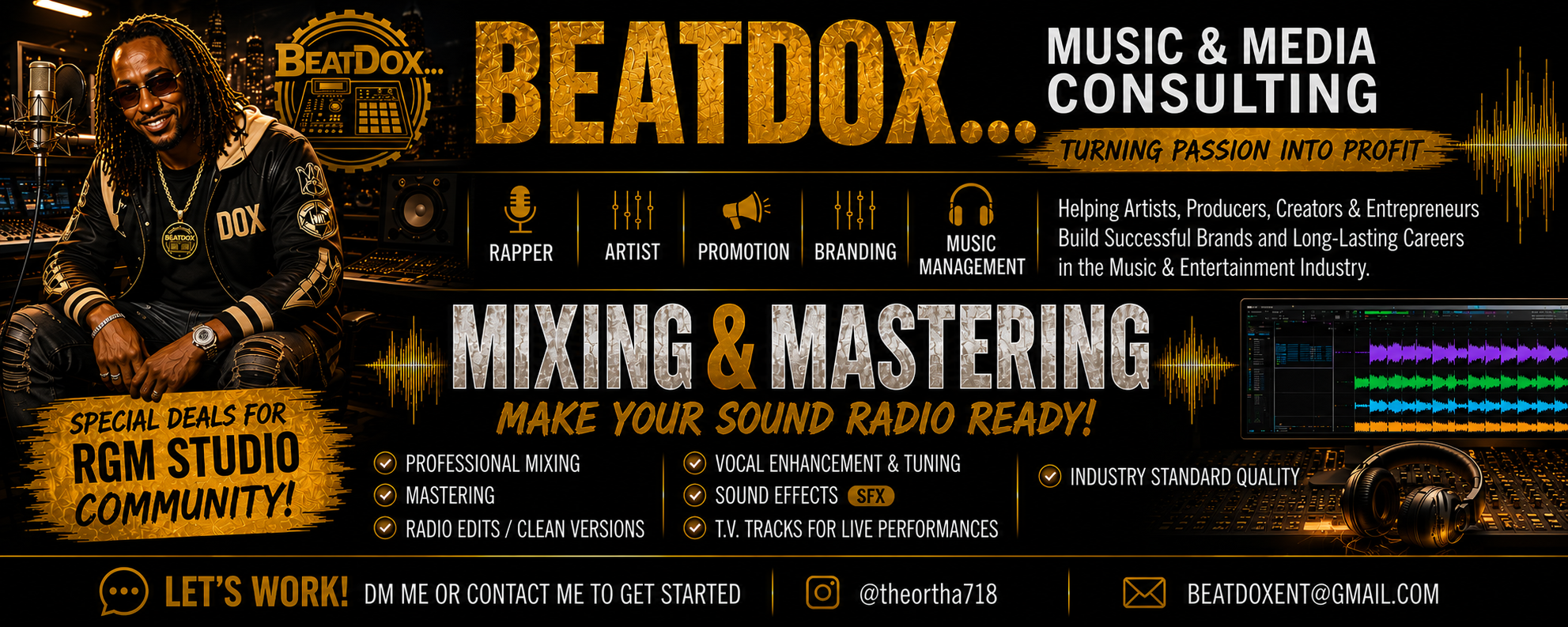 BEATDOX ENT. Music & Media Consultant