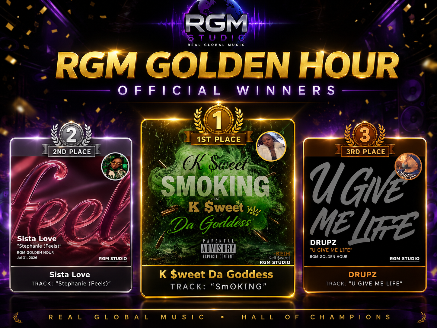 🏆 RGM GOLDEN HOUR HAS OFFICIALLY CROWNED ITS CHAMPIONS! 🌅🔥