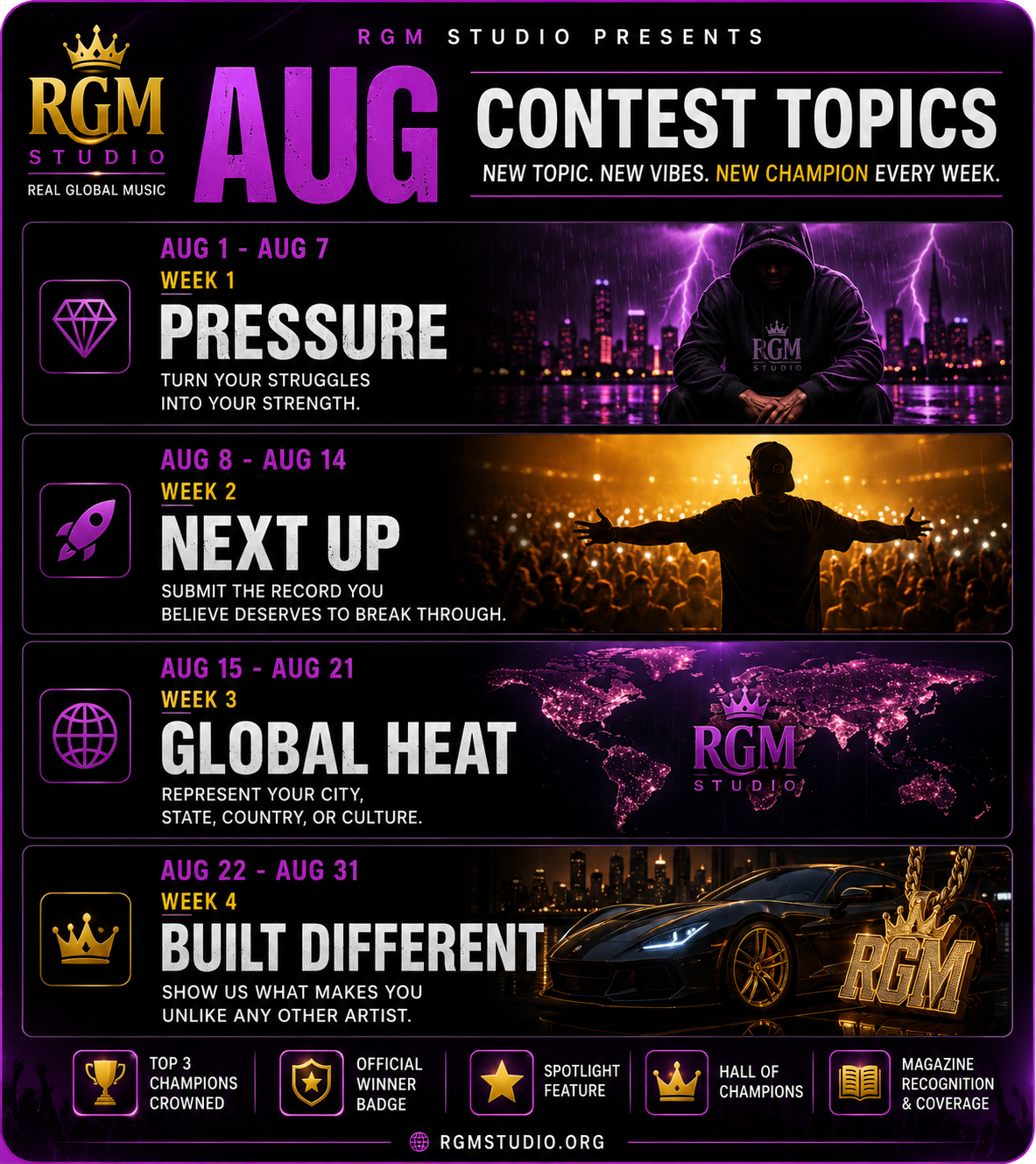 🚨 AUGUST IS HERE… AND THE COMPETITION IS ON! 🏆🔥