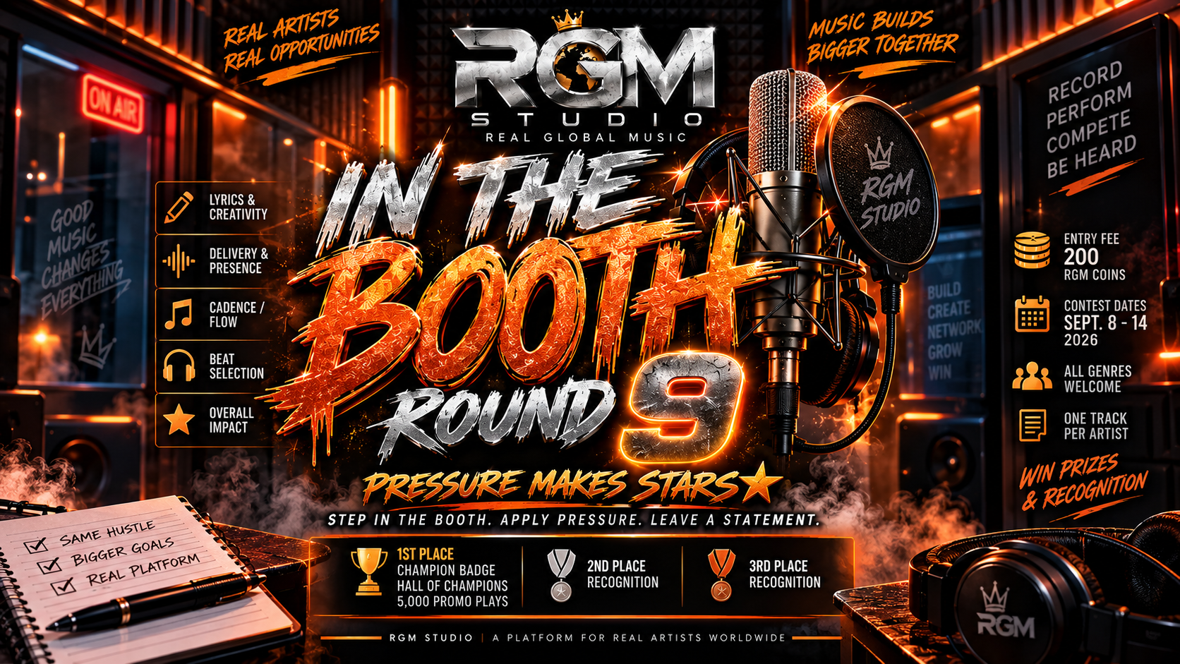 RGM IN THE BOOTH — ROUND 9