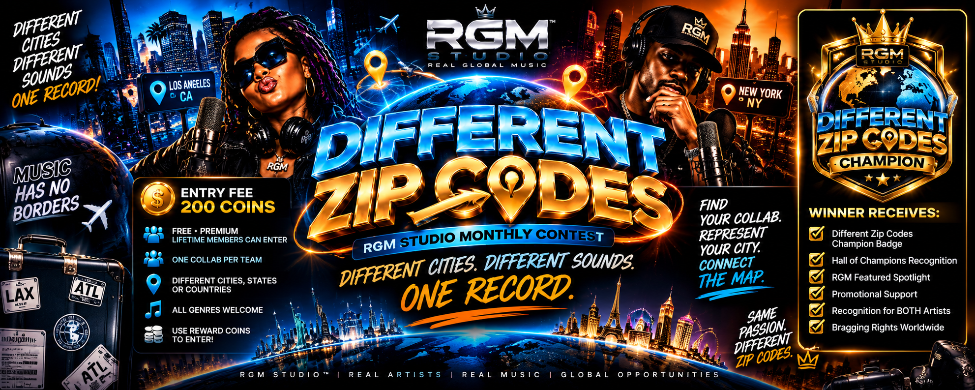 RGM DIFFERENT ZIP CODES