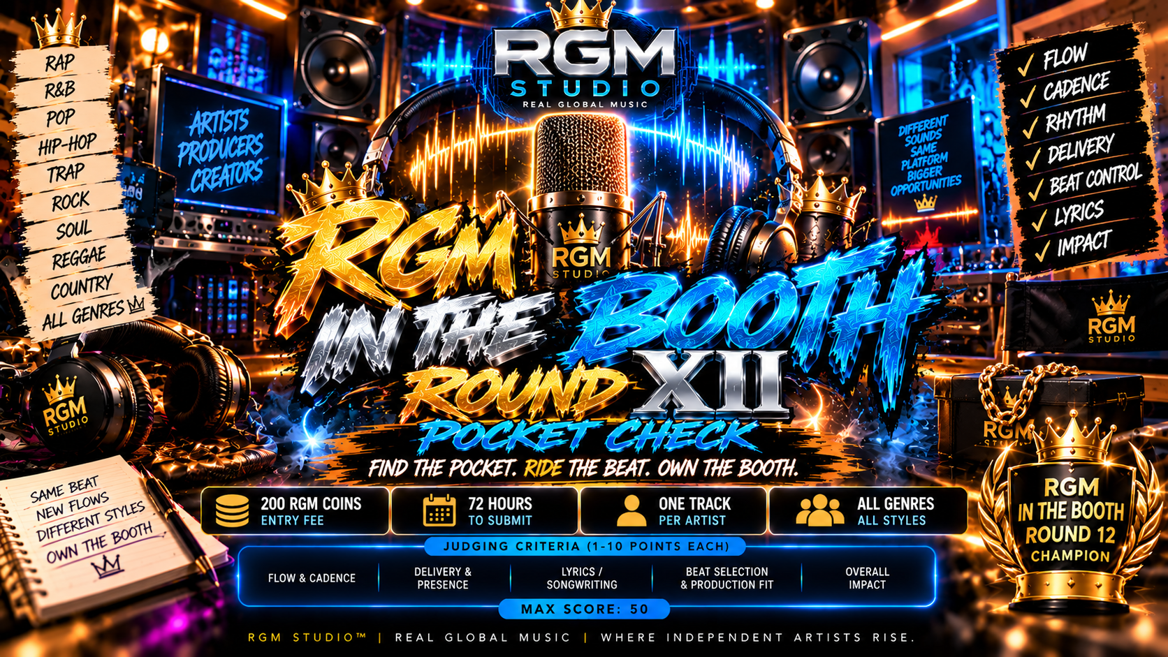 RGM IN THE BOOTH — ROUND 12