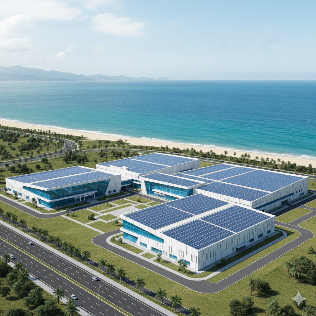 Hub Solar - Instalación de paneles solares en techo industrial