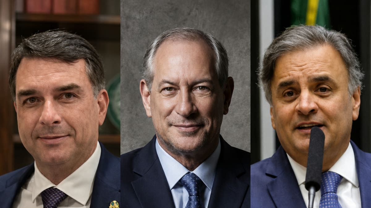 Ciro defende candidatura de Aécio à Presidência e critica polarização política