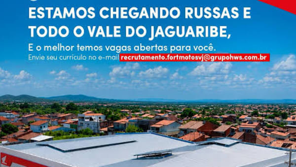 Fort Motos anuncia chegada a Russas e abre seleção com diversas vagas de emprego
