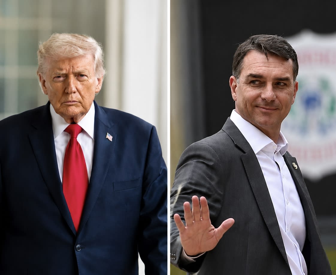 Trump convida Flávio Bolsonaro para visita à Casa Branca