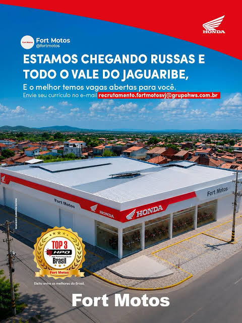 Fort Motos anuncia chegada a Russas e abre seleção com diversas vagas de emprego