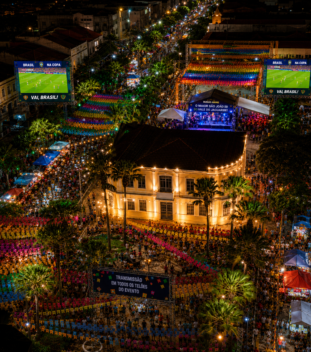 Brasil terá estreia na Copa do Mundo transmitida no Russas Junino