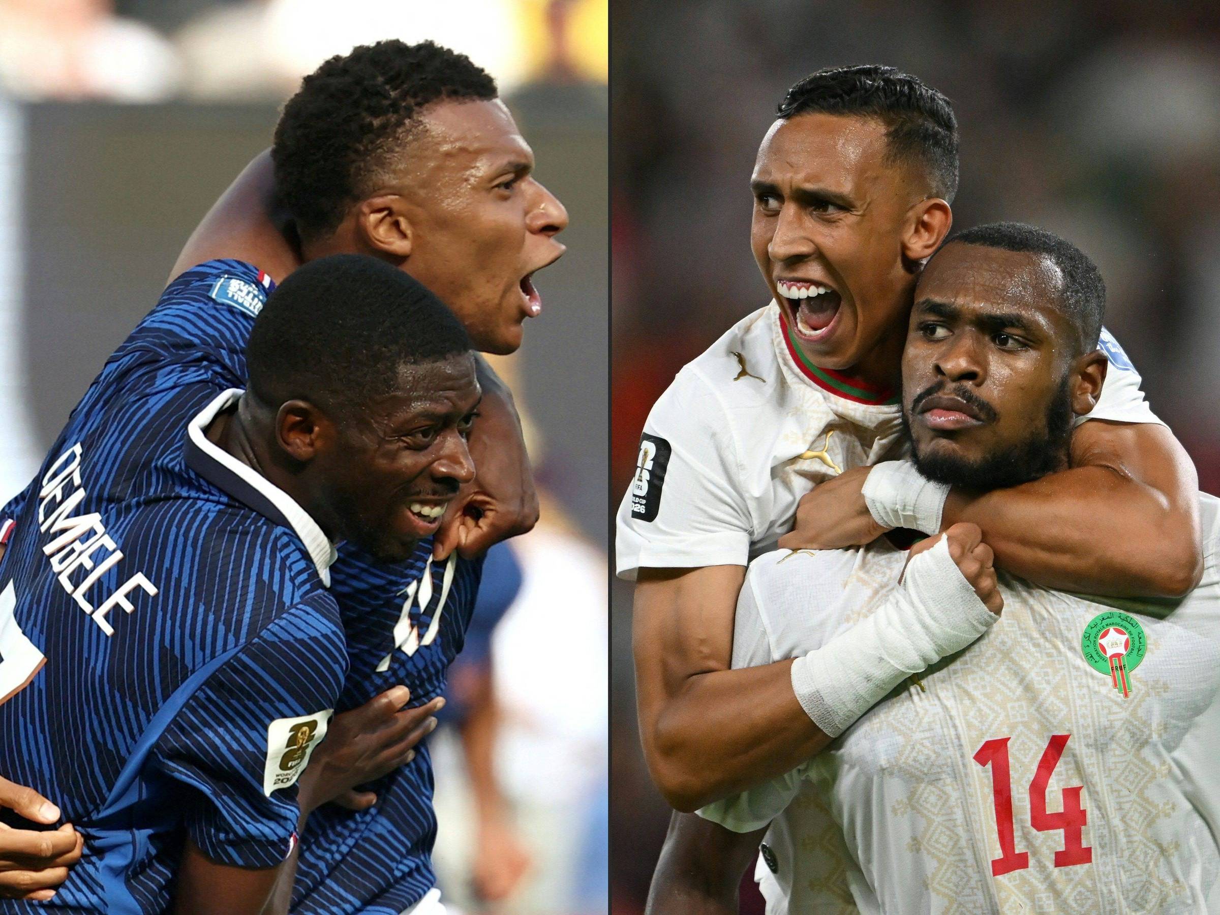 França e Marrocos duelam por vaga na semifinal da Copa do Mundo