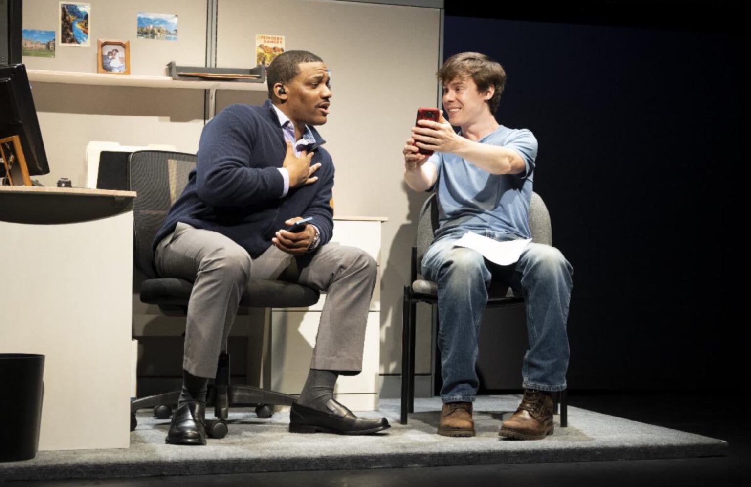 Kayodè Soyemi and Steven Lee Johnson. Photo by Andrew Greto