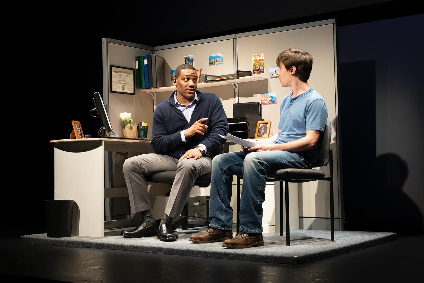 Kayodè Soyemi and Steven Lee Johnson. Photo by Andrew Greto