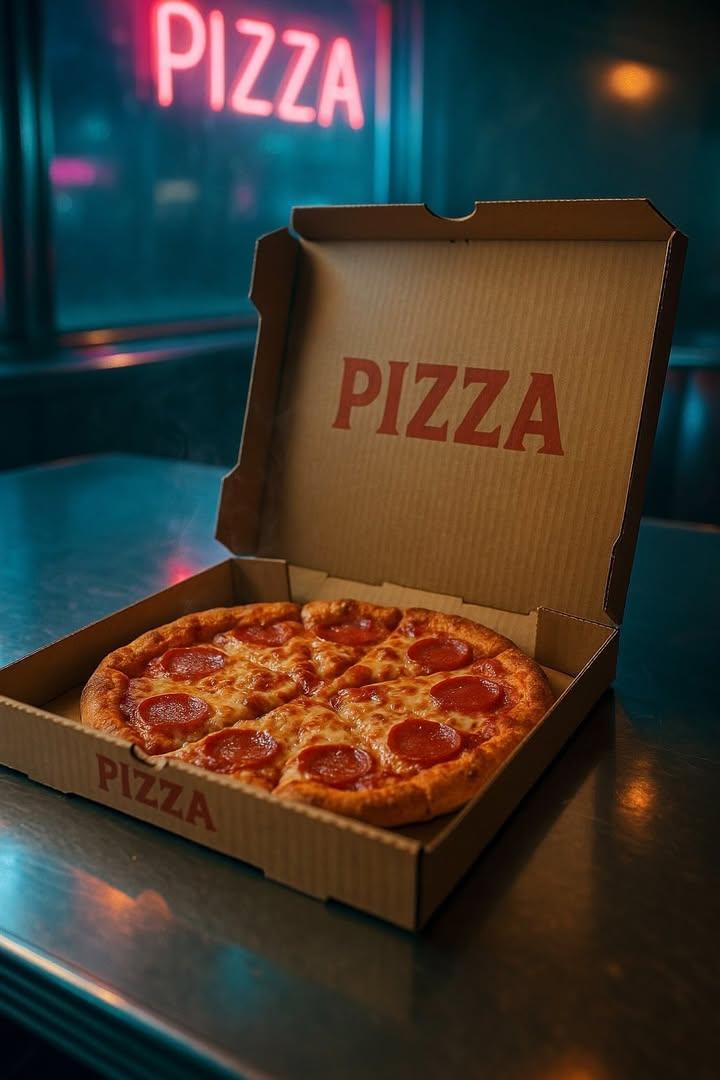 Open Pizza Box