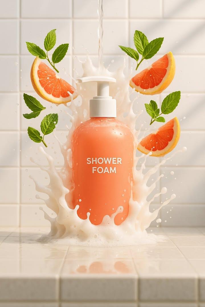 Shower Foam bottle