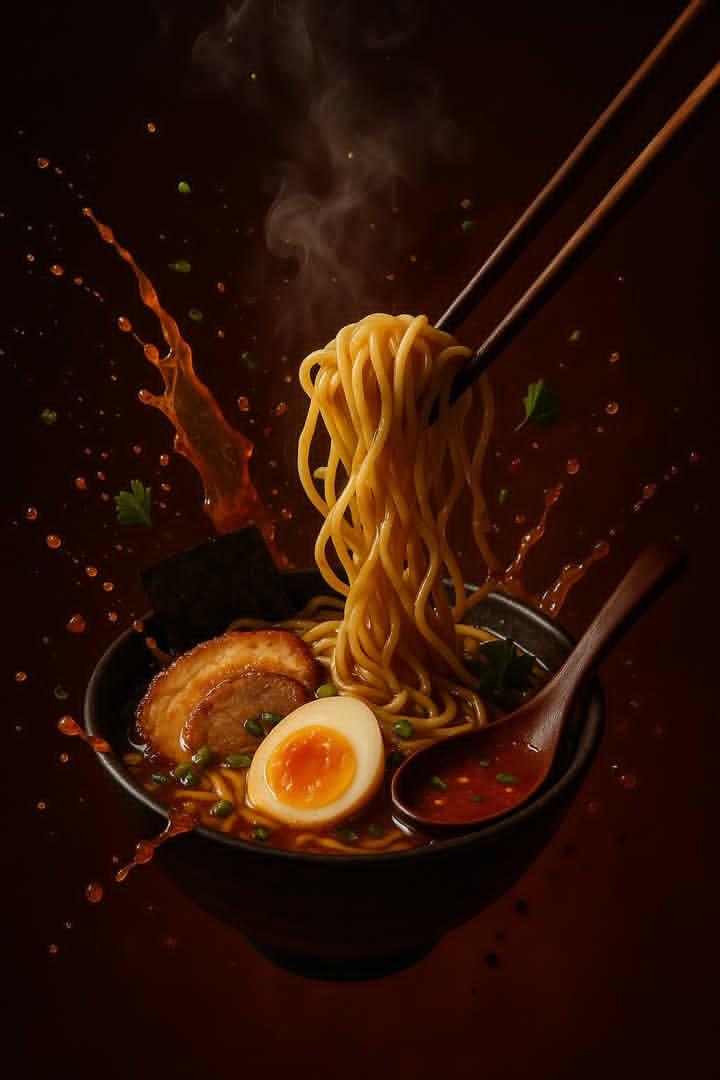 Hyperrealistic Editorial shot of Foods