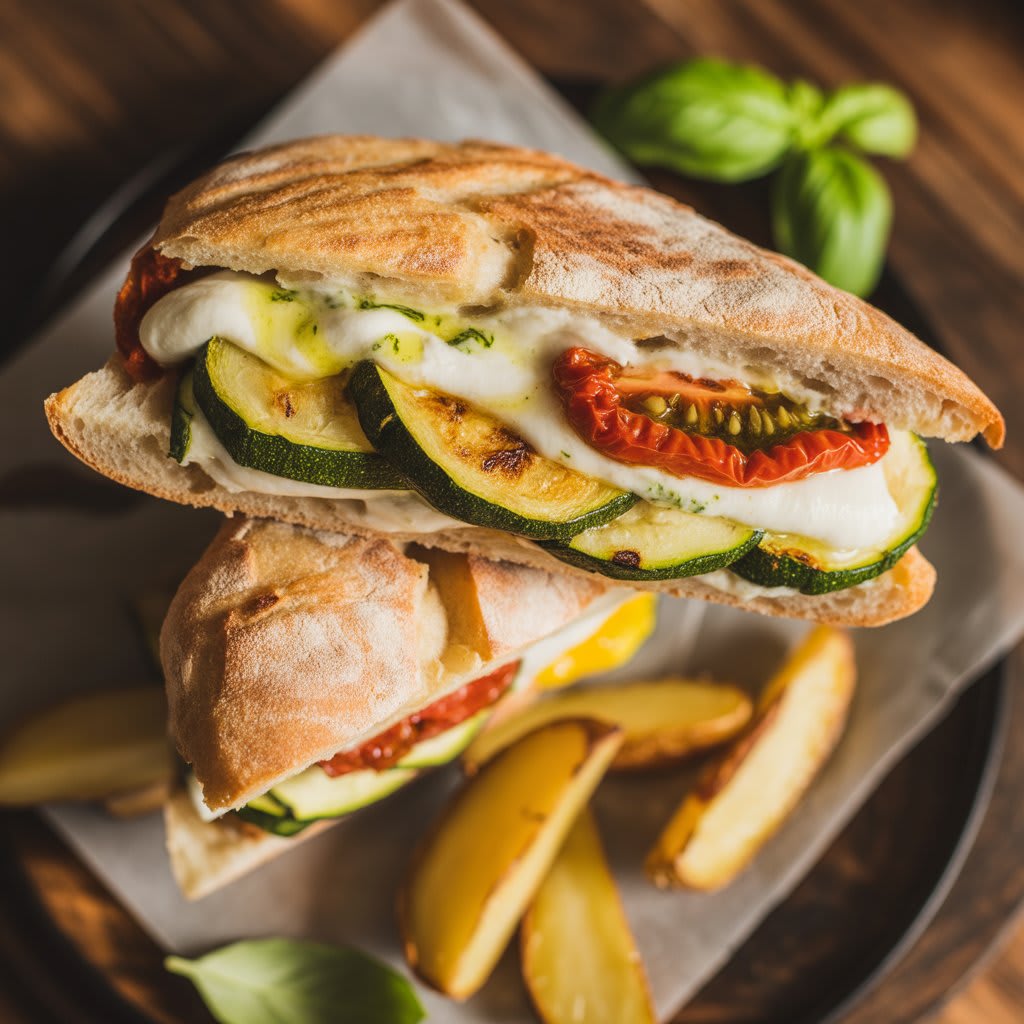 Panini italiano de mozzarella