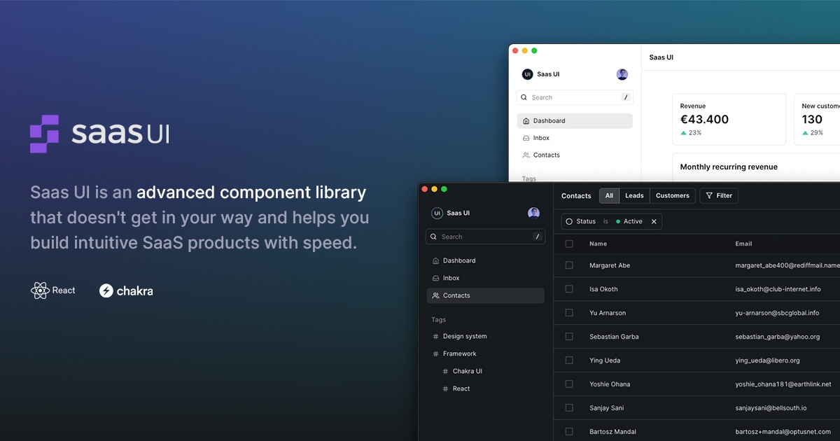 Saas UI - Imagem 1 Saas UI - Imagem 1