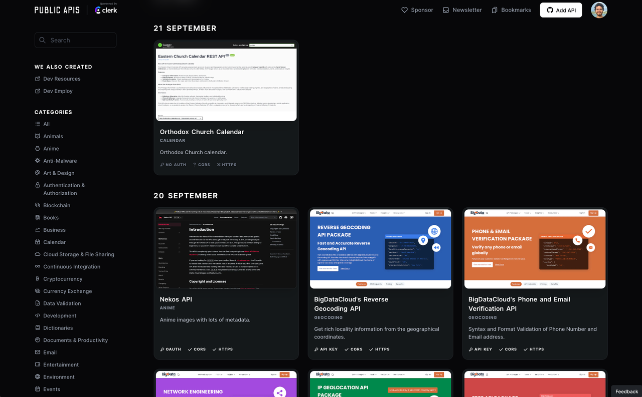 Public APIs - Imagem 1 Public APIs - Imagem 1