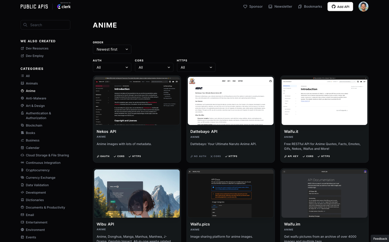 Public APIs - Imagem 2 Public APIs - Imagem 2
