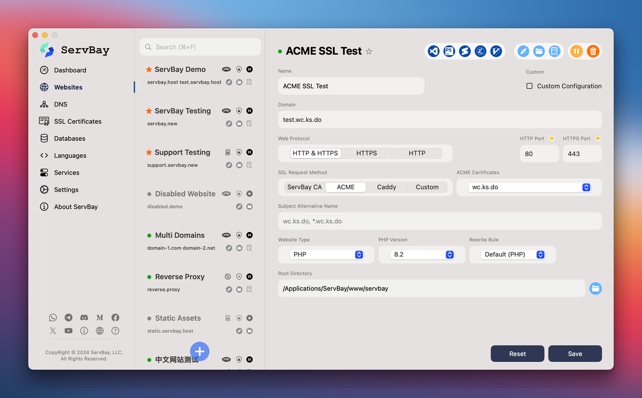 ServBay - Imagem 5 ServBay - Imagem 5