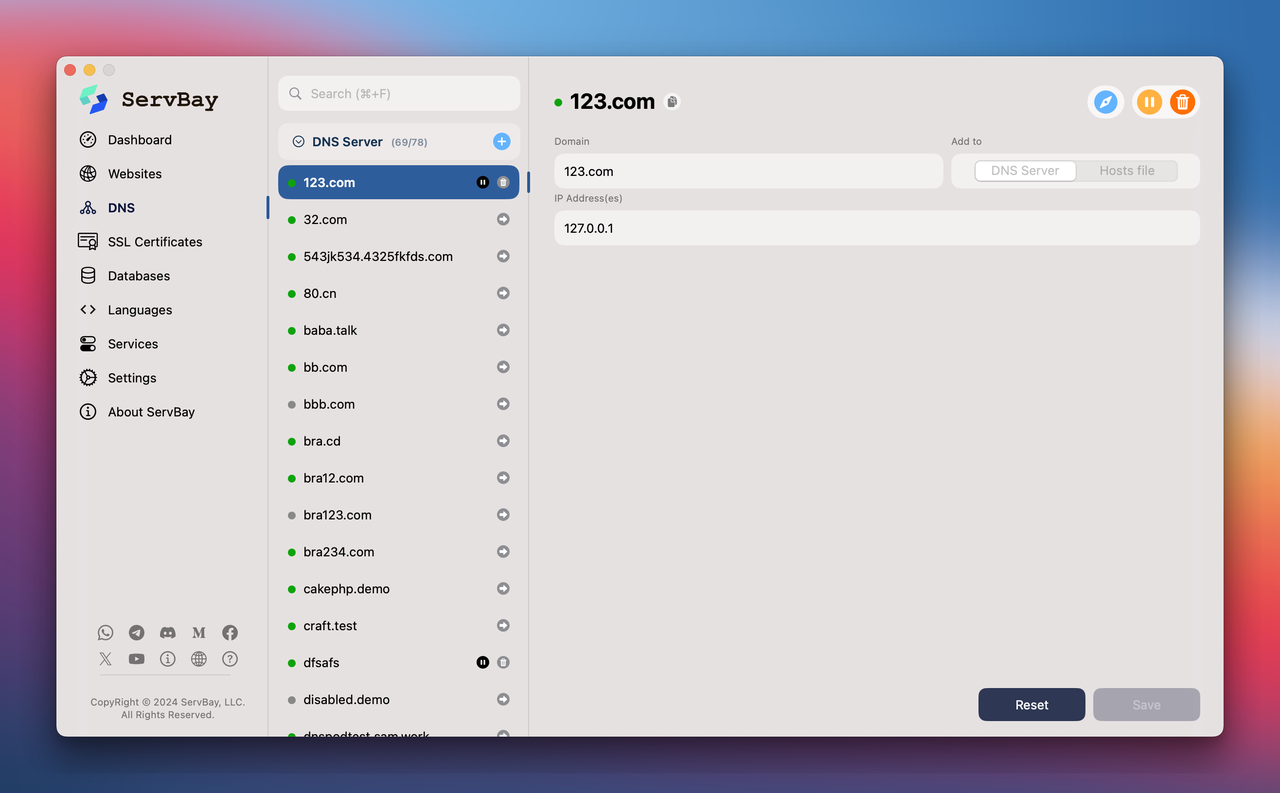 ServBay - Imagem 6 ServBay - Imagem 6