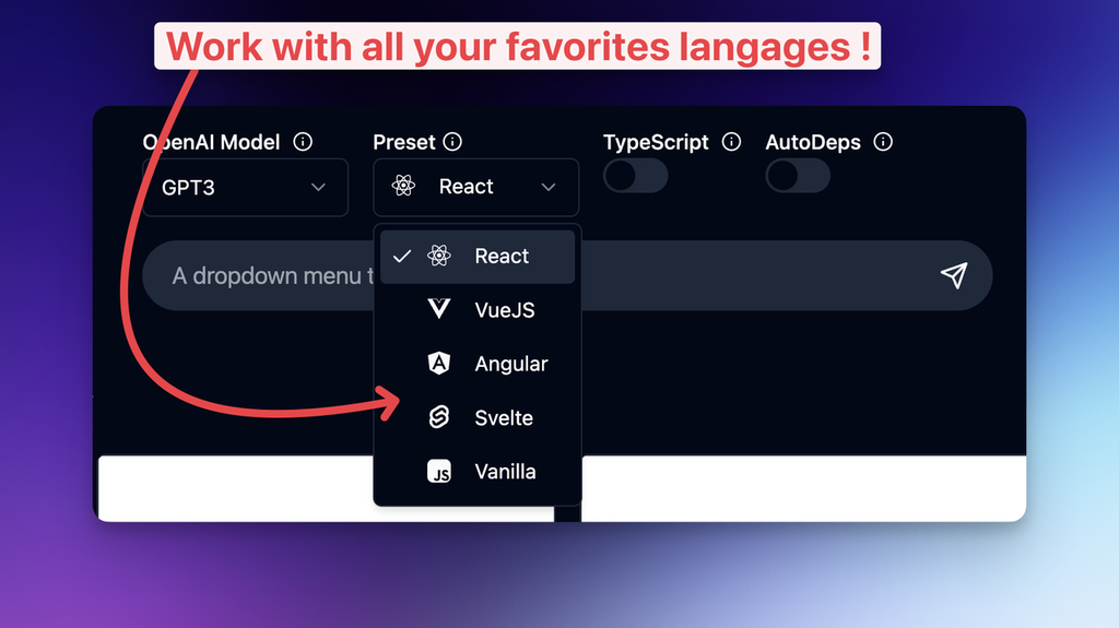 Chat2Code - Imagem 4 Chat2Code - Imagem 4