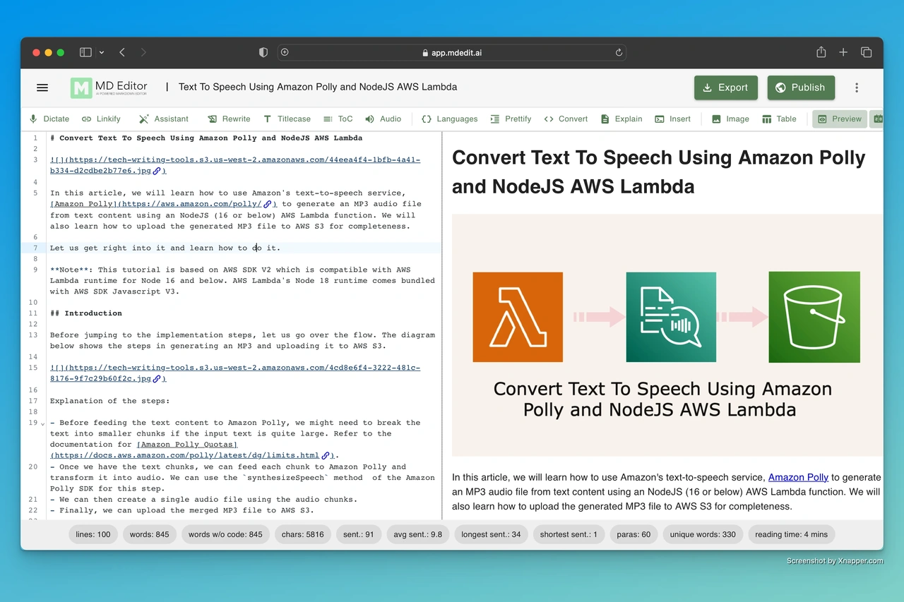 MD Editor - Imagem 1 MD Editor - Imagem 1