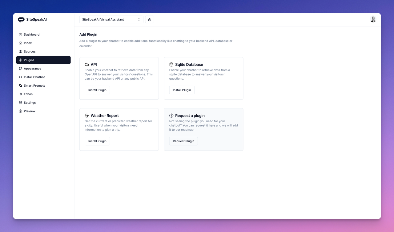 SiteSpeakAI - Imagem 5 SiteSpeakAI - Imagem 5