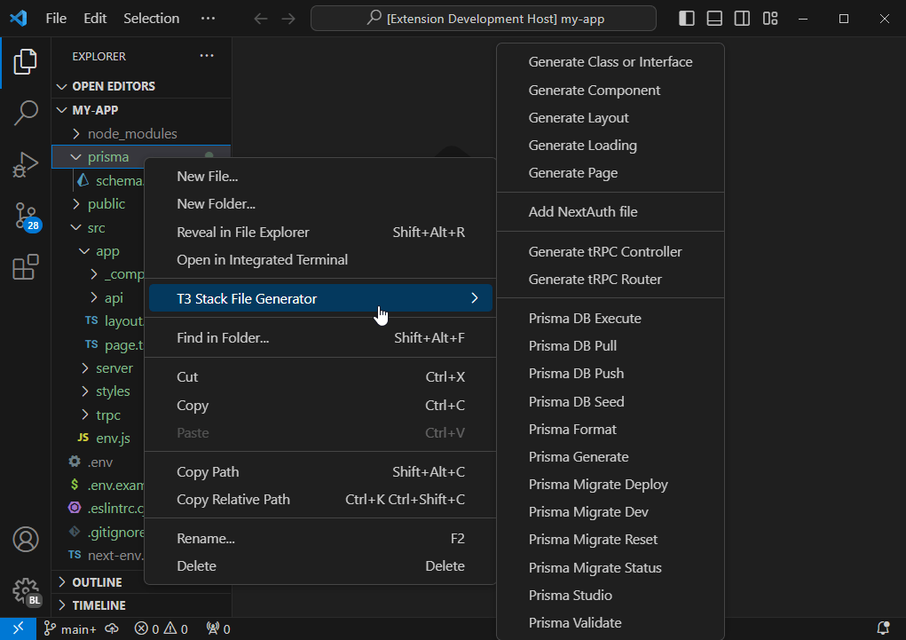 T3 Stack, Next and React File Generator - Imagem 3 T3 Stack, Next and React File Generator - Imagem 3